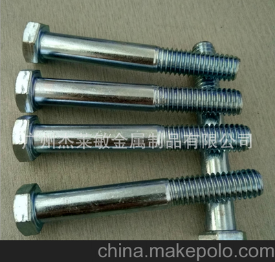 ASME B18.2.1 美制5級高強度六角螺栓 3/8-16UNC X 5 金屬制品加工中的關鍵緊固件